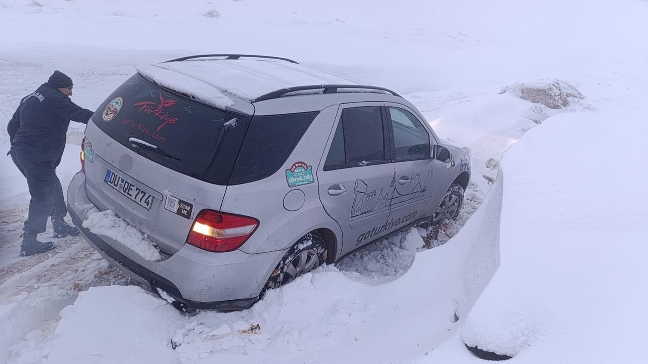 Nemrut Dağında ulaşım durdu