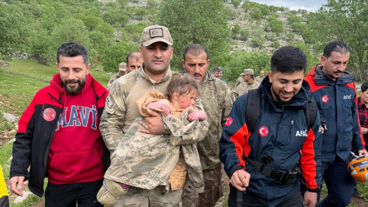 Batman'da kaybolan 2,5 yaşındaki kız çocuğu bulundu