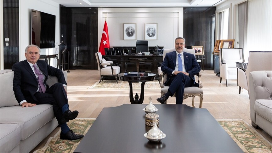 Dışişleri Bakanı Fidan, BM Genel Sekreteri'nin Özel Temsilcisi Arnault ile Ankara'da görüştü