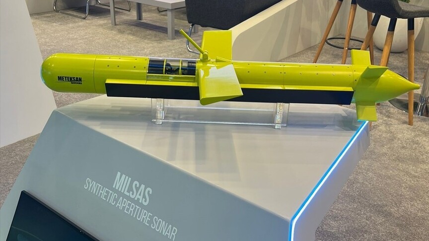 Meteksan'dan su altında yüksek çözünürlüklü yerli sonar çözümü